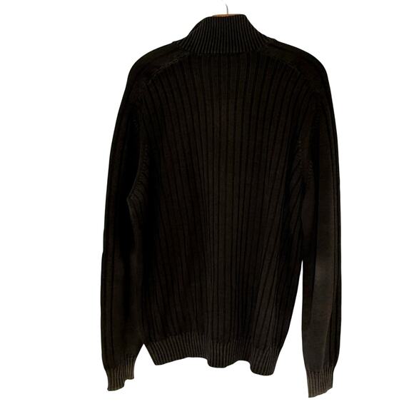 Nanibon Men's Quarter Zip Sweater Cable Italy Premium 100% Virgin Wool - Picture 6 of 8